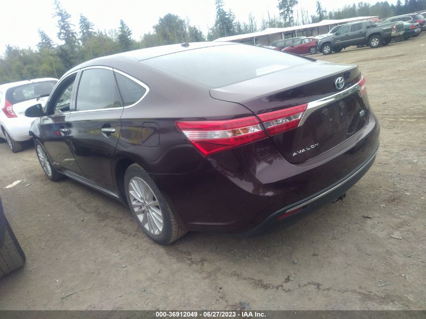 2013 TOYOTA AVALON HYBRID XLE PREMIUM 4T1BD1EB5DU011924