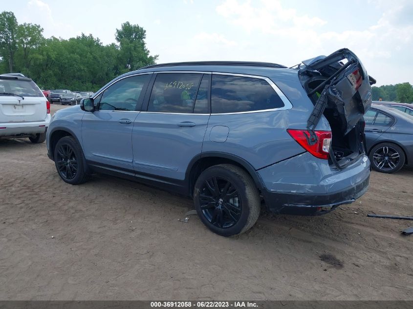 2022 HONDA PILOT SE - 5FNYF6H25NB079510