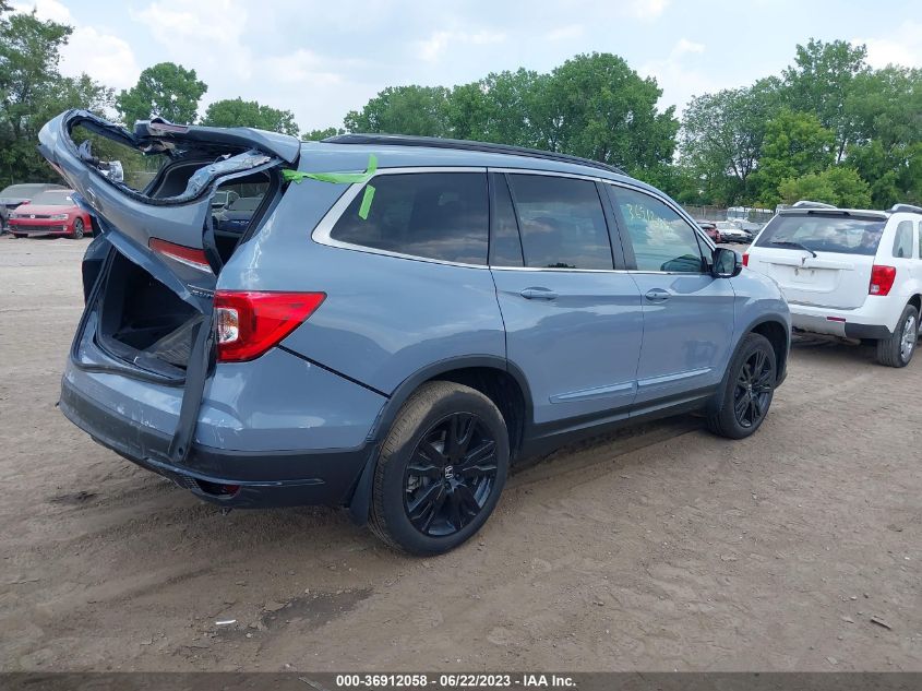2022 HONDA PILOT SE - 5FNYF6H25NB079510