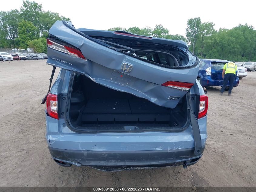2022 HONDA PILOT SE - 5FNYF6H25NB079510