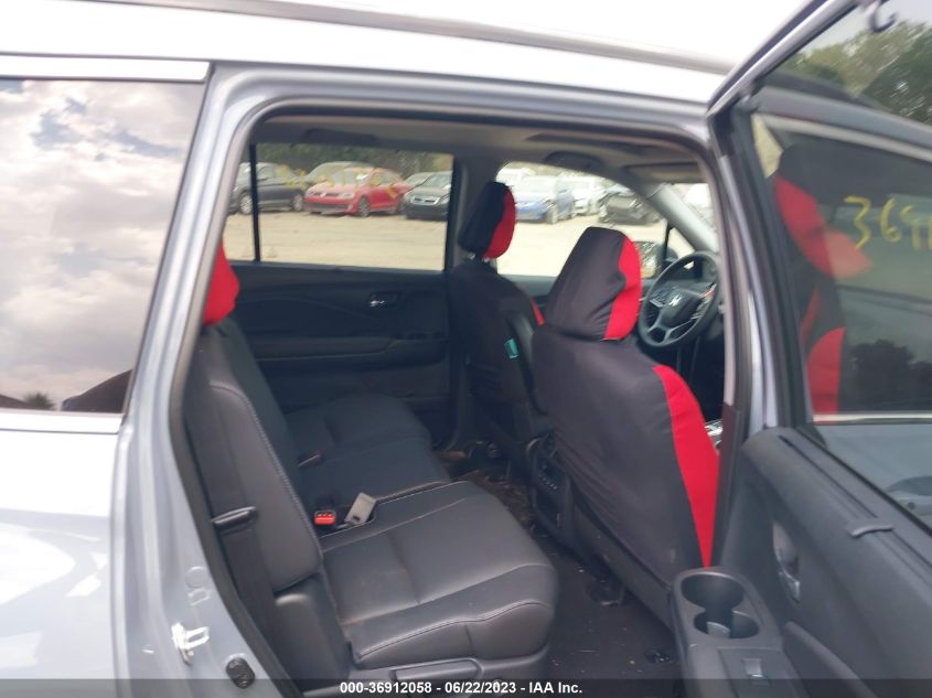 2022 HONDA PILOT SE - 5FNYF6H25NB079510