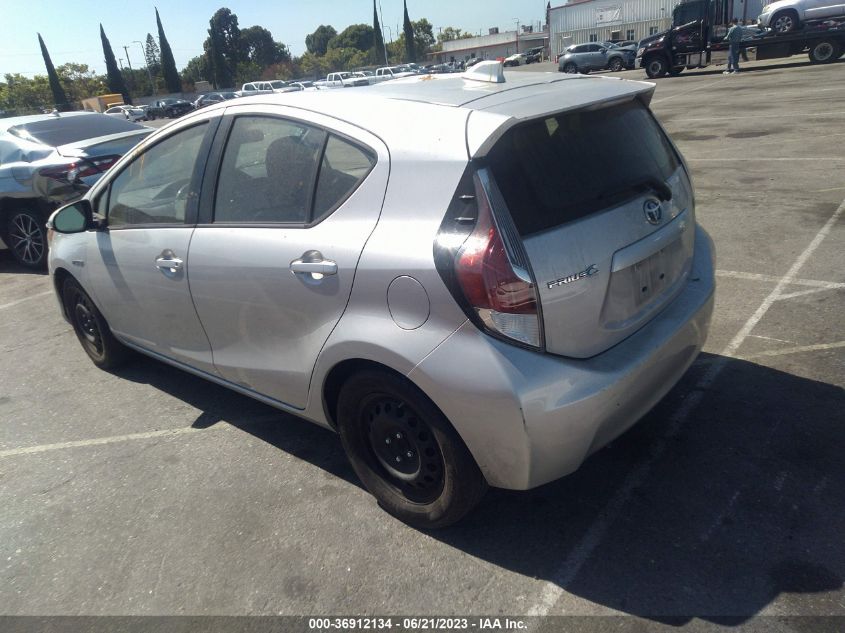 2015 TOYOTA PRIUS C ONE/TWO/THREE/FOUR - JTDKDTB34F1093422