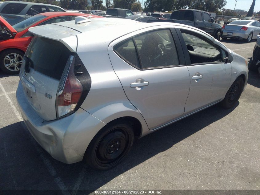 2015 TOYOTA PRIUS C ONE/TWO/THREE/FOUR - JTDKDTB34F1093422