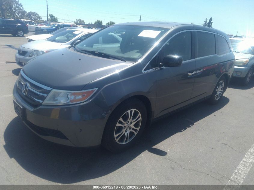 2013 HONDA ODYSSEY EX-L - 5FNRL5H65DB046077