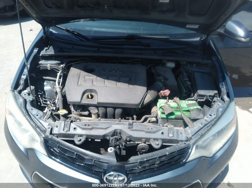 2016 TOYOTA COROLLA L/LE/S/S PLUS/LE PLUS - 2T1BURHE7GC639638