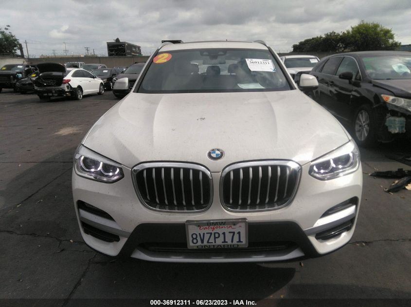 2020 BMW X3 SDRIVE30I - 5UXTY3C03L9D57774