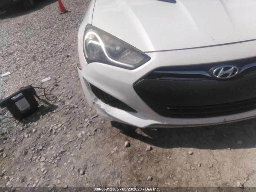 2013 HYUNDAI GENESIS COUPE 2.0T KMHHT6KDXDU092712