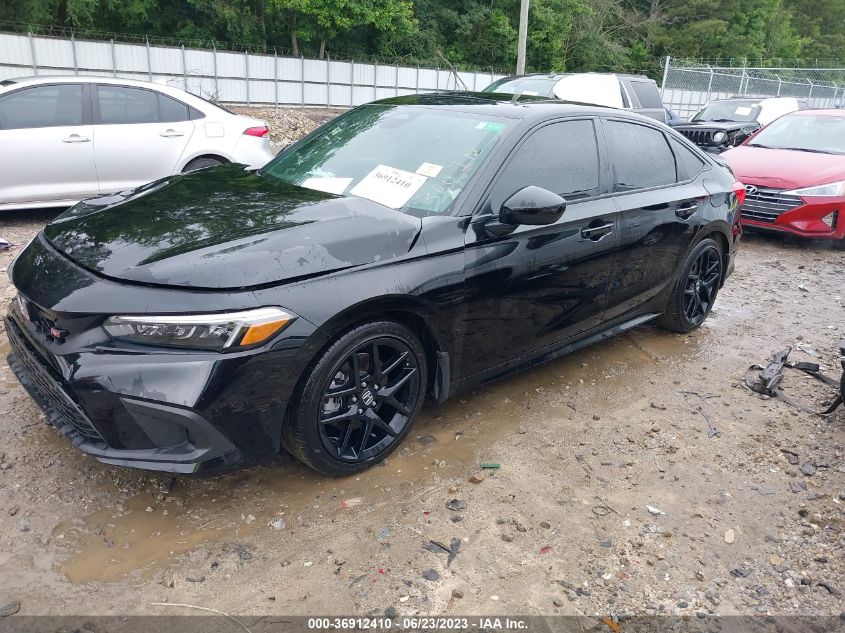 2022 HONDA CIVIC SI 2HGFE1E51NH475232