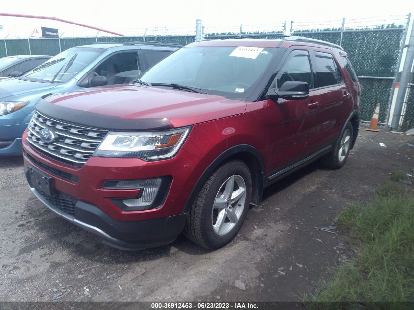 2017 FORD EXPLORER XLT - 1FM5K7D86HGD03209