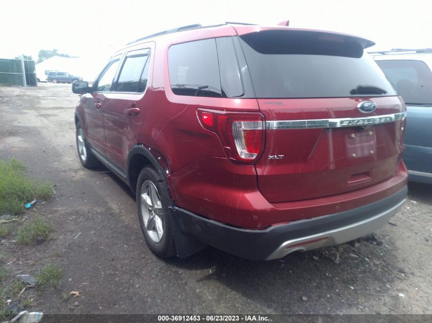 2017 FORD EXPLORER XLT - 1FM5K7D86HGD03209