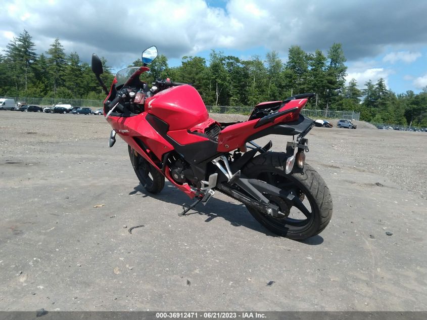 2015 HONDA CBR300 R - MLHNC5101F5102974