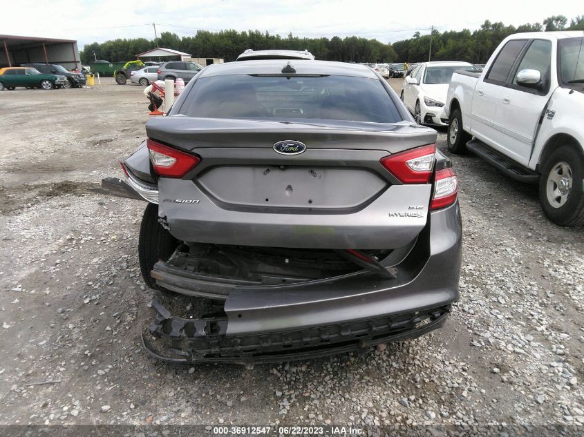 2014 FORD FUSION SE HYBRID - 3FA6P0LU2ER217132