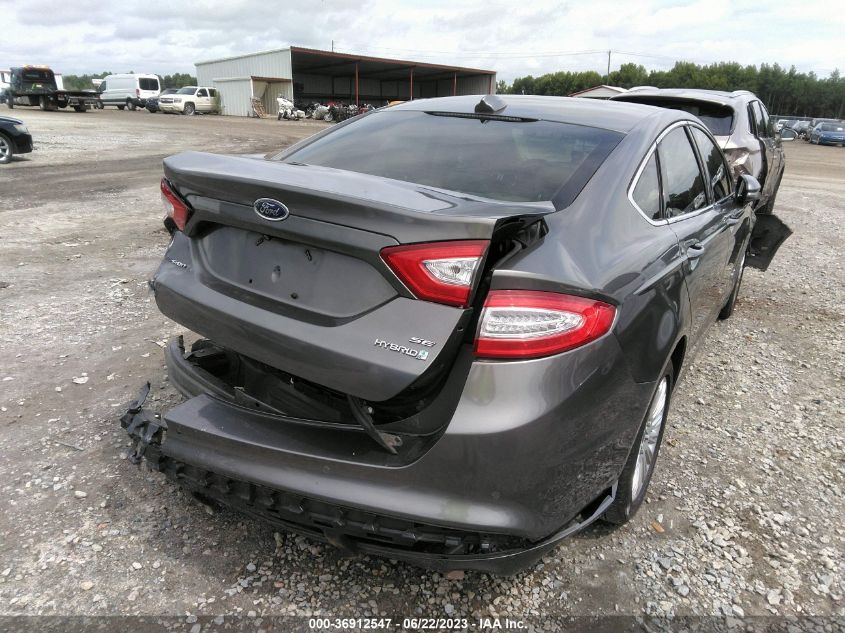 2014 FORD FUSION SE HYBRID - 3FA6P0LU2ER217132