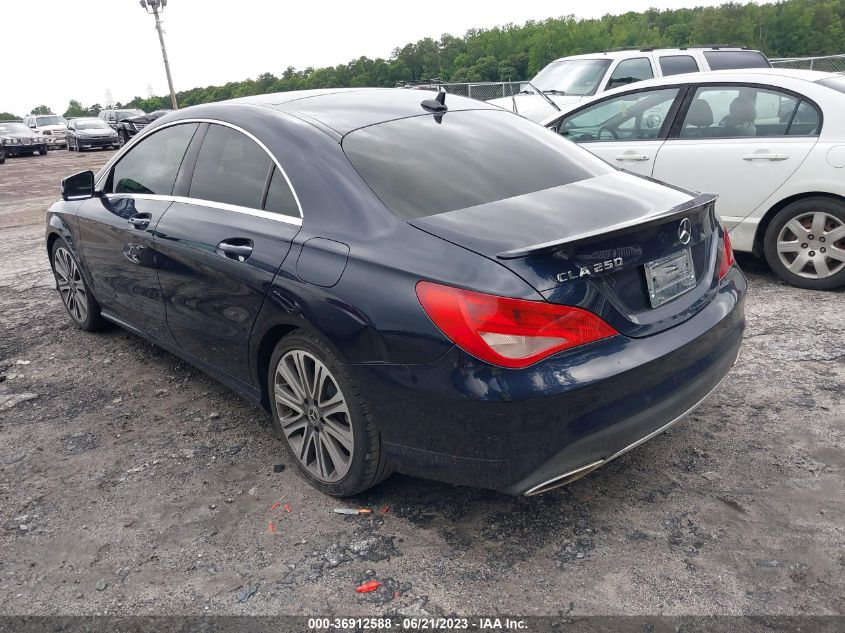2018 MERCEDES-BENZ CLA CLA 250 - WDDSJ4EB8JN655900
