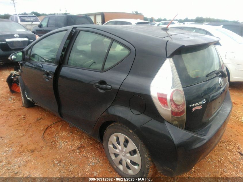 2013 TOYOTA PRIUS C ONE/TWO/THREE/FOUR - JTDKDTB33D1548824