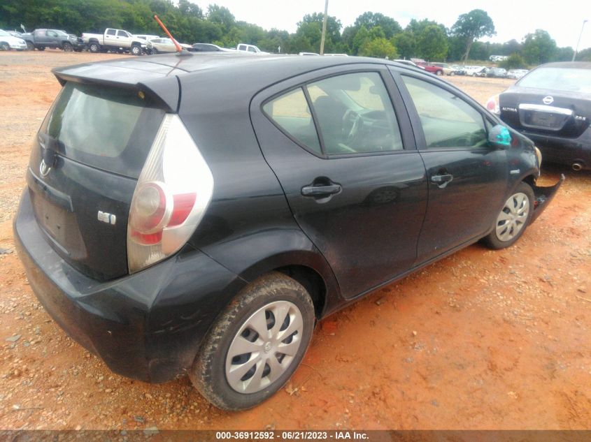2013 TOYOTA PRIUS C ONE/TWO/THREE/FOUR - JTDKDTB33D1548824