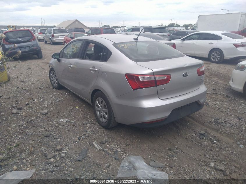 2016 KIA RIO LX - KNADM4A31G6546252