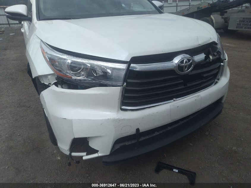 2014 TOYOTA HIGHLANDER LIMITED - 5TDDKRFH5ES043508