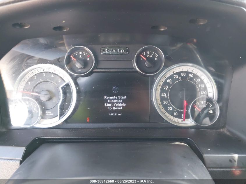 2013 RAM 2500 LARAMIE - 3C6UR5NL2DG603368