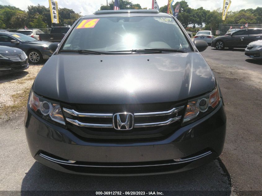 2016 HONDA ODYSSEY TOURING - 5FNRL5H97GB031658