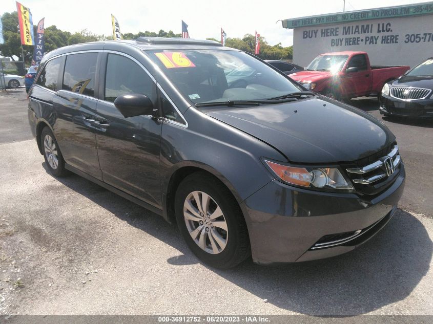 2016 HONDA ODYSSEY TOURING - 5FNRL5H97GB031658