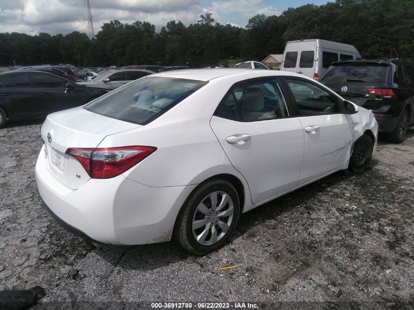 2014 TOYOTA COROLLA L/LE/S/S PLUS/LE PLUS - 2T1BURHE6EC042090