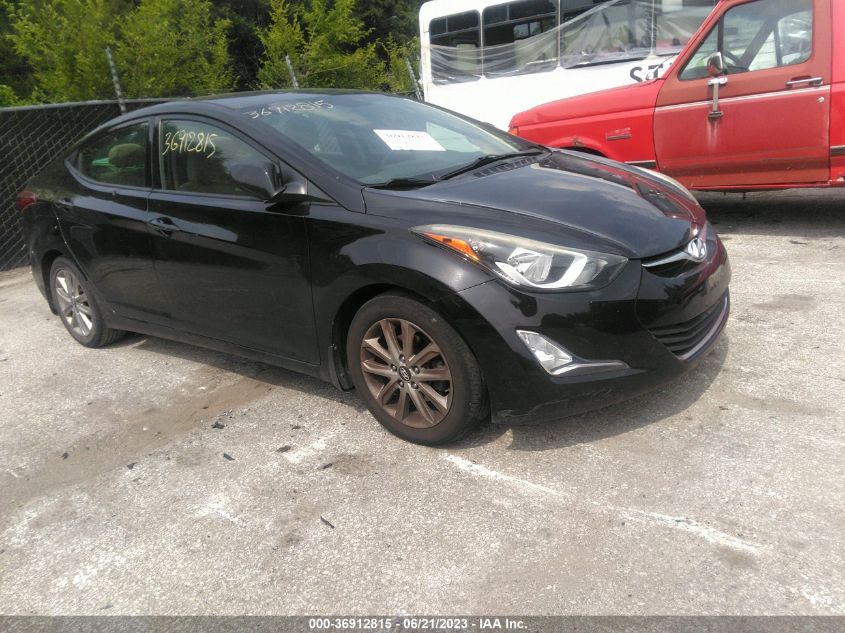 2016 HYUNDAI ELANTRA SE - 5NPDH4AE2GH653308