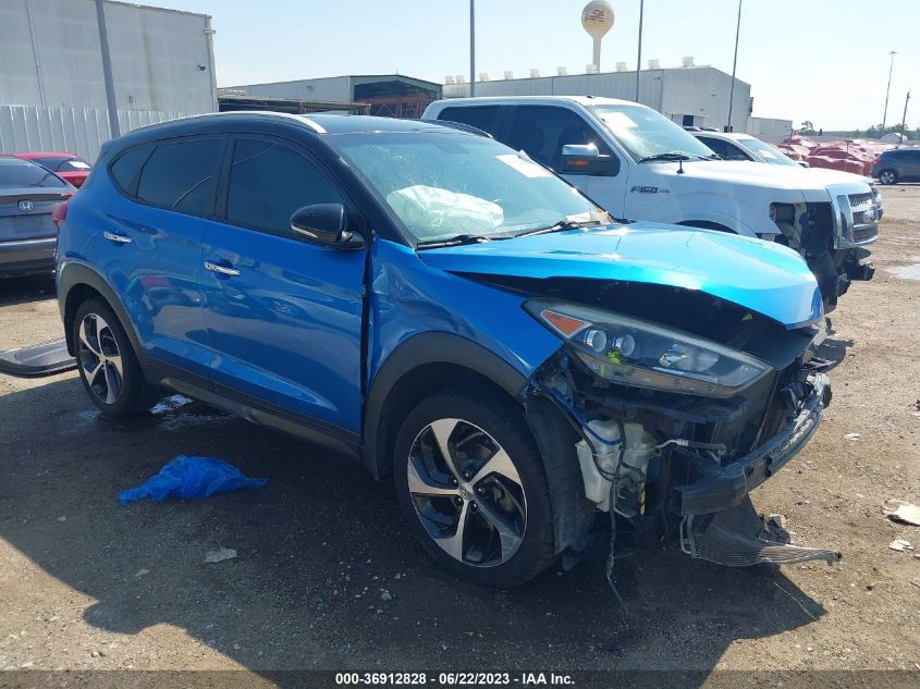 2016 HYUNDAI TUCSON LIMITED - KM8J33A24GU138376