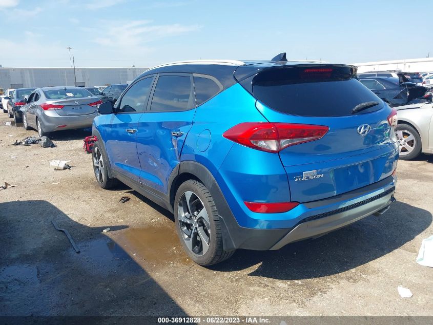 2016 HYUNDAI TUCSON LIMITED - KM8J33A24GU138376