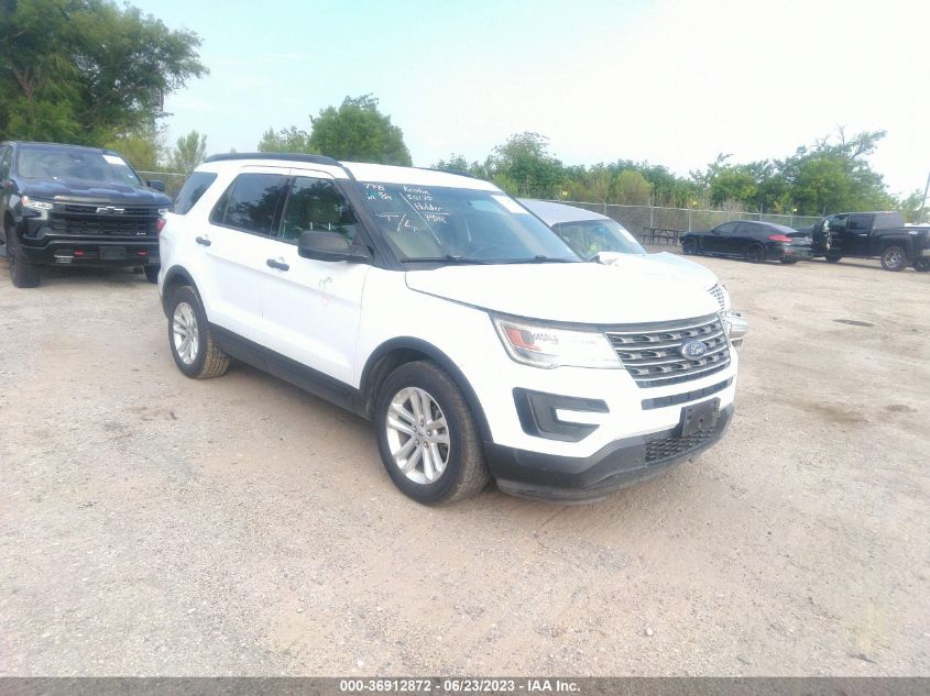 2016 FORD EXPLORER BASE - 1FM5K7B8XGGA75832