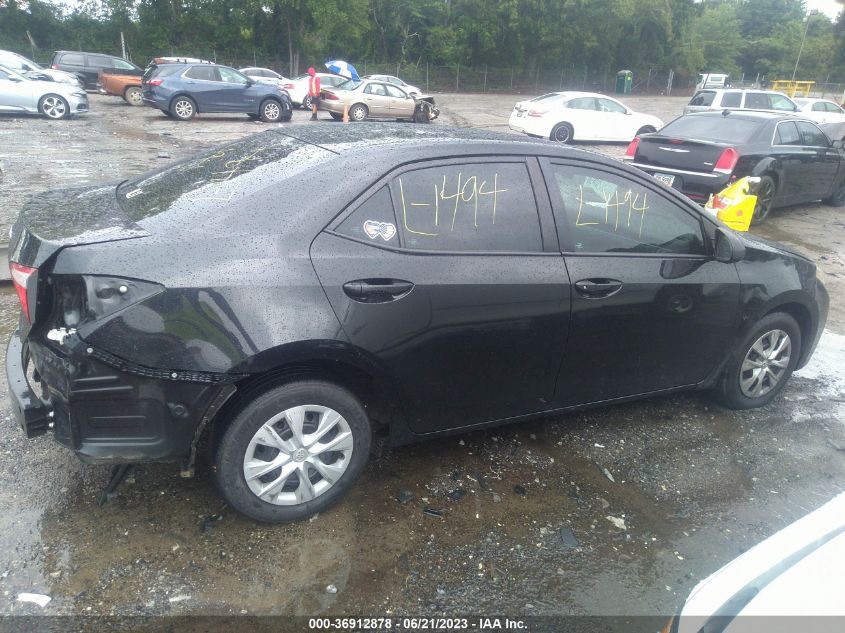 2016 TOYOTA COROLLA LE - 2T1BURHE6GC711106