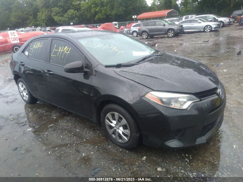 2016 TOYOTA COROLLA LE - 2T1BURHE6GC711106