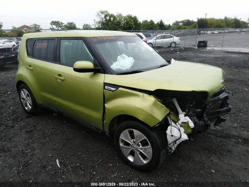 2016 KIA SOUL BASE - KNDJN2A23G7841152