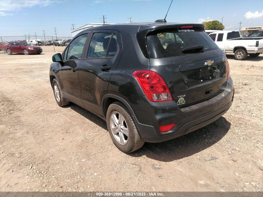 VIN 3GNCJKSB0LL166005 2020 CHEVROLET TRAX LS