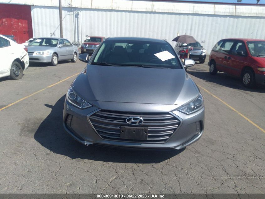 2017 HYUNDAI ELANTRA LIMITED - KMHD84LF6HU104509