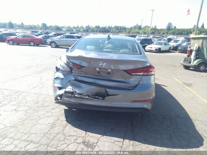 2017 HYUNDAI ELANTRA LIMITED - KMHD84LF6HU104509