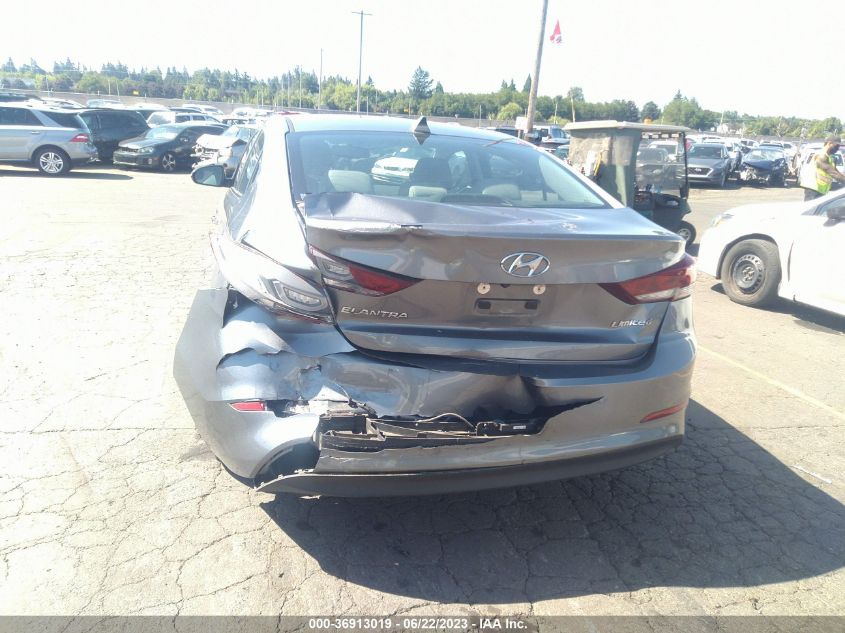 2017 HYUNDAI ELANTRA LIMITED - KMHD84LF6HU104509