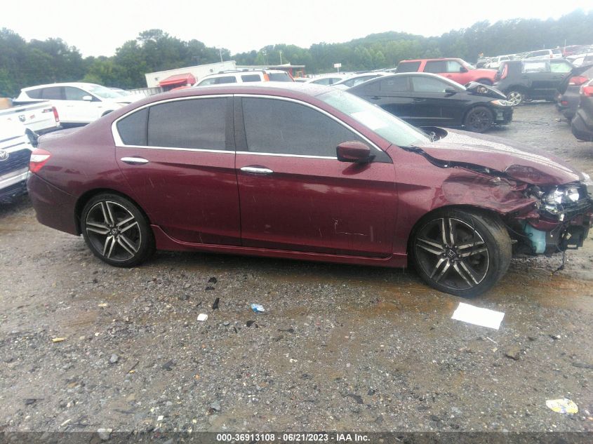2017 HONDA ACCORD SEDAN SPORT - 1HGCR2F59HA178188