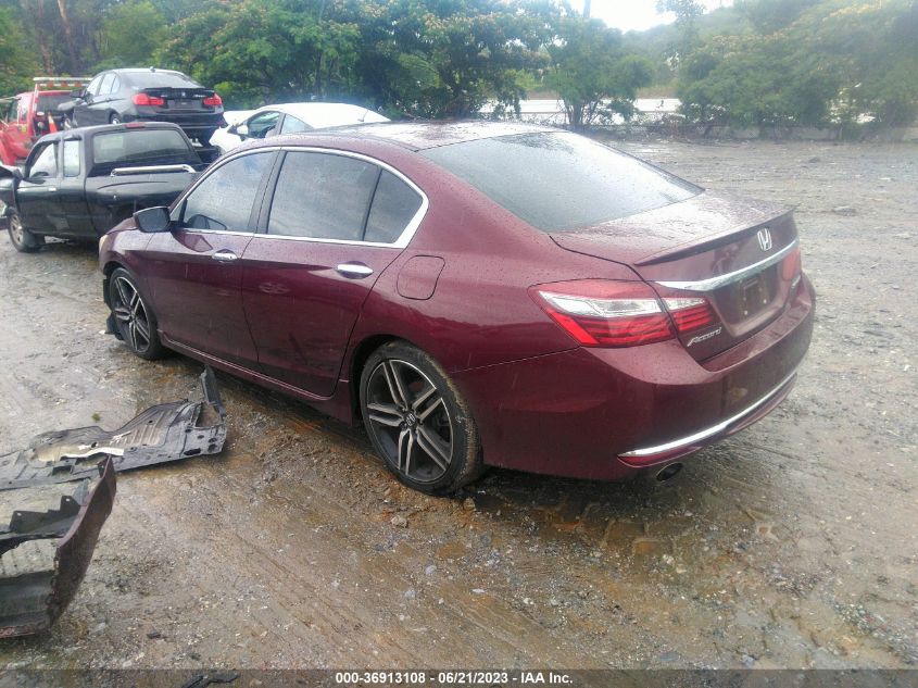 2017 HONDA ACCORD SEDAN SPORT - 1HGCR2F59HA178188