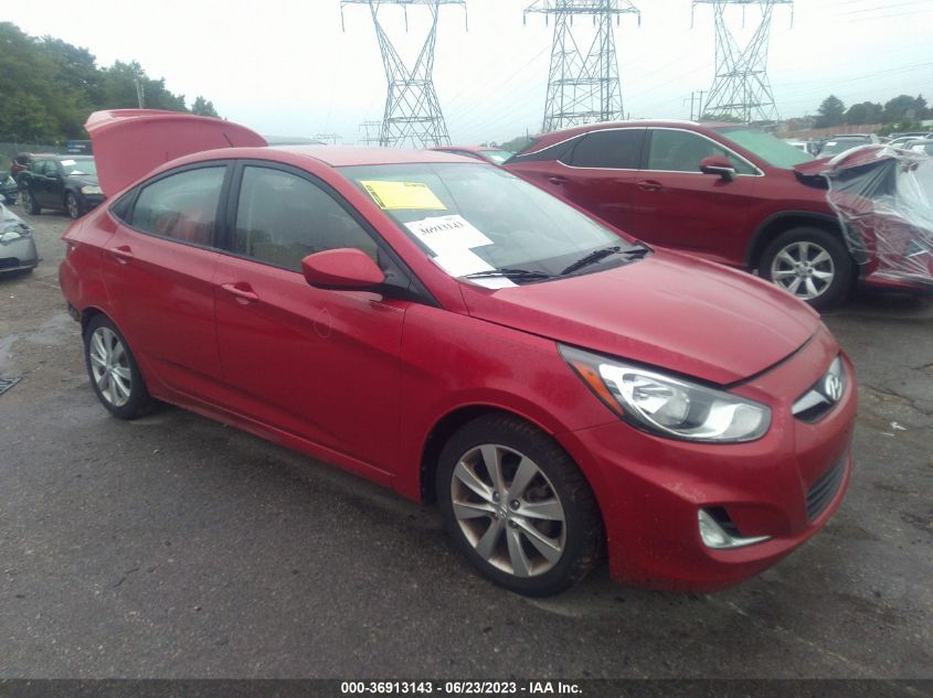 2013 HYUNDAI ACCENT GLS - KMHCU4AE1DU340061