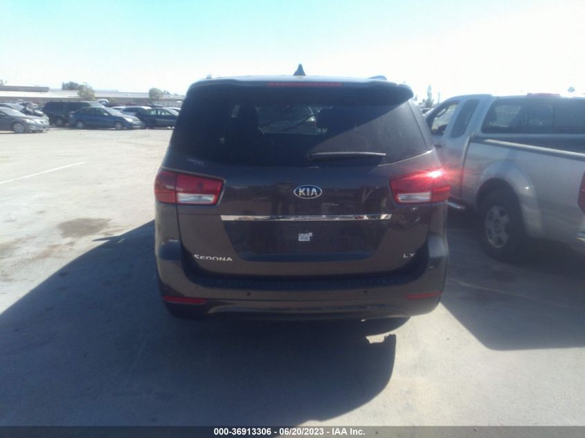 2016 KIA SEDONA LX - KNDMB5C13G6093357