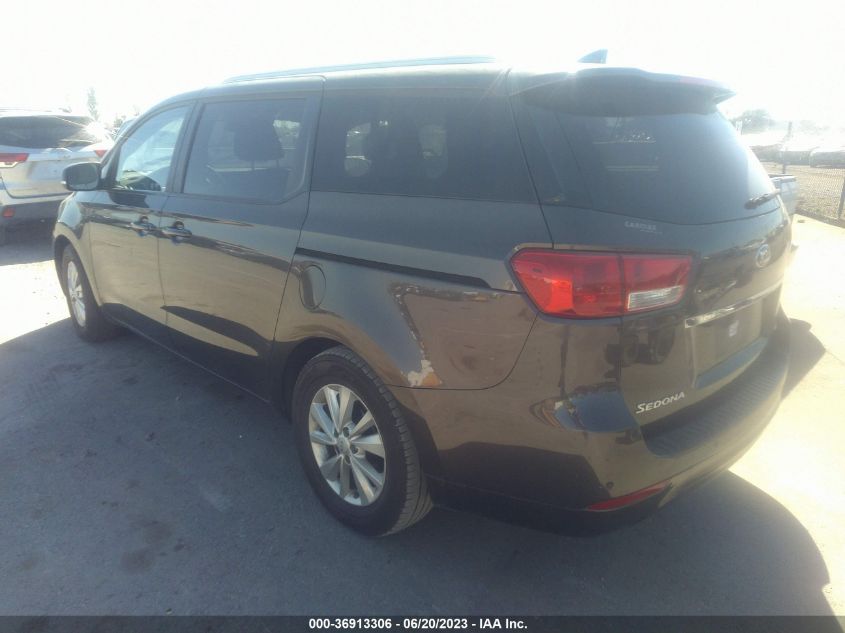 2016 KIA SEDONA LX - KNDMB5C13G6093357