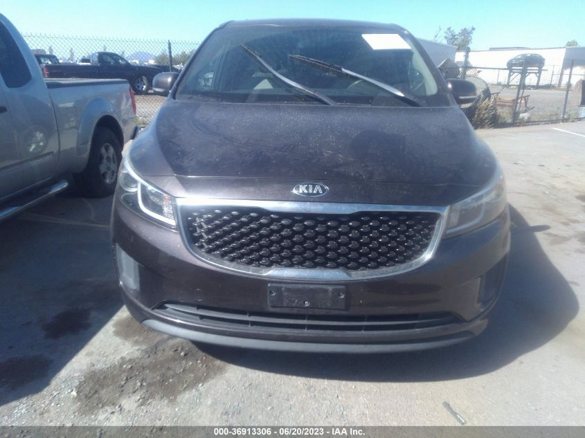 2016 KIA SEDONA LX - KNDMB5C13G6093357