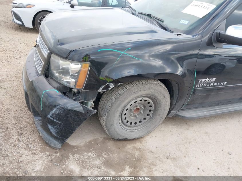 2013 CHEVROLET AVALANCHE LT - 3GNMCFE08DG234562
