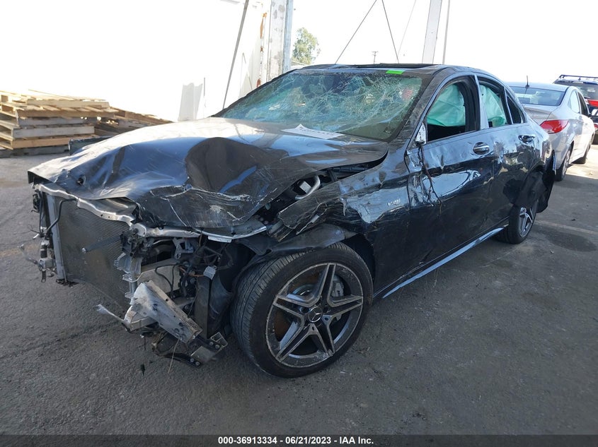 VIN 55SWF6EB6KU288163 2019 MERCEDES-BENZ C-CLASS AMG C 43