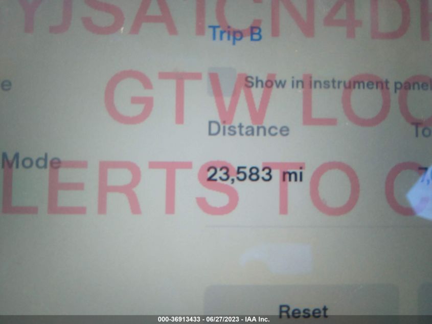 2013 TESLA MODEL S - 5YJSA1CN4DFP26938