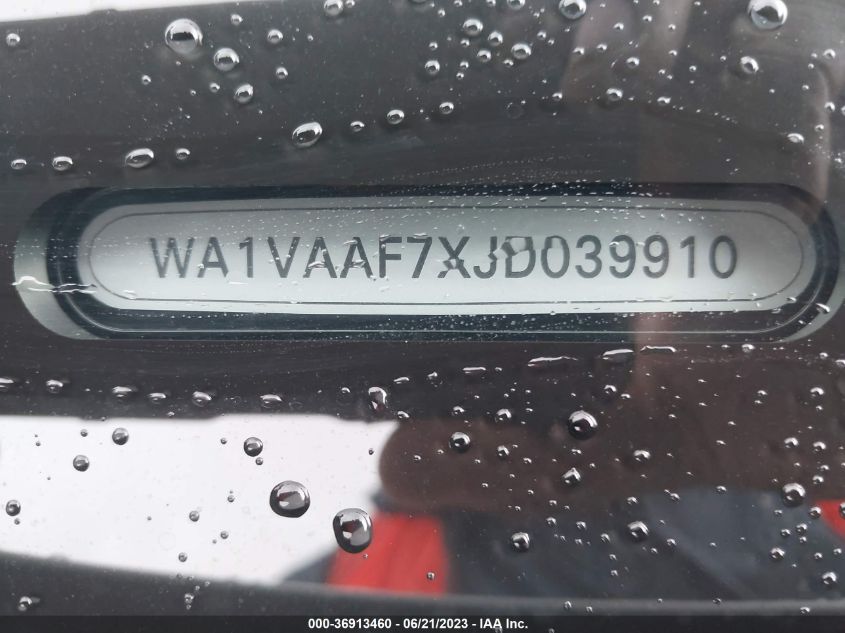 2018 AUDI Q7 PRESTIGE - WA1VAAF7XJD039910