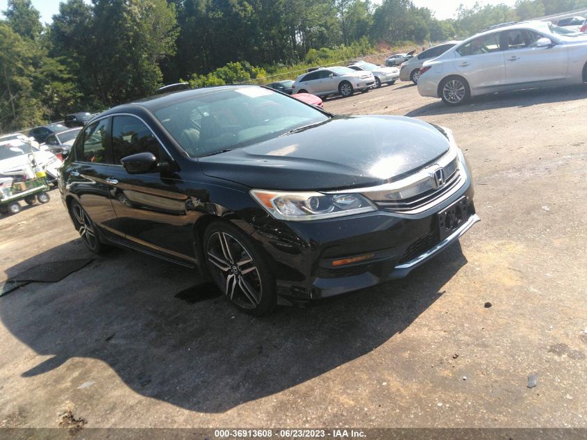 2016 HONDA ACCORD SEDAN SPORT - 1HGCR2F54GA107754