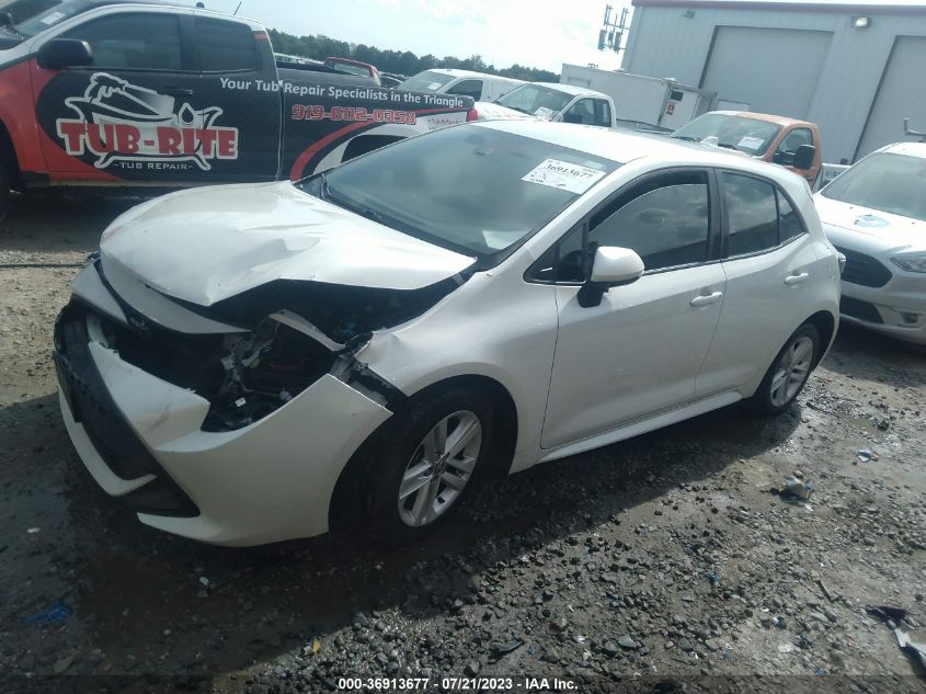 2019 TOYOTA COROLLA HATCHBACK SE/XSE JTNK4RBE5K3019991