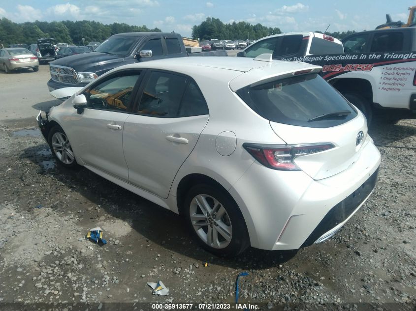 2019 TOYOTA COROLLA HATCHBACK SE/XSE JTNK4RBE5K3019991